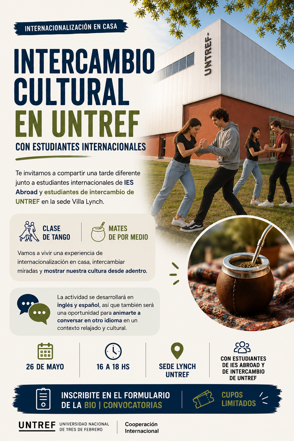 UNTREF | Convocatorias Internacionales